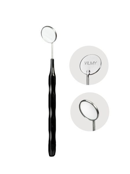 Mirror for lamination and eyelash extension (black)